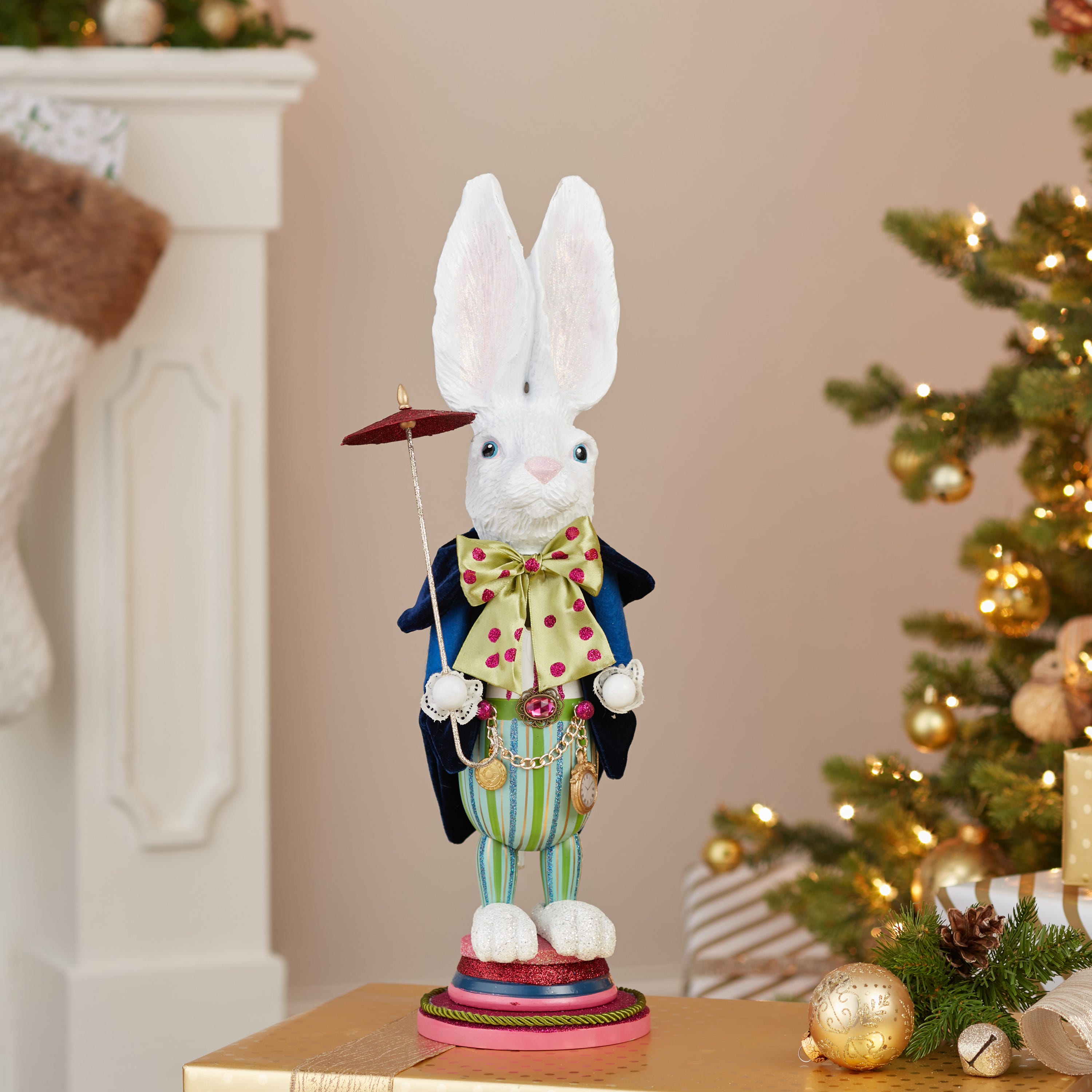 Kurt Adler 18-Inch Hollywood™ White Rabbit Nutcracker